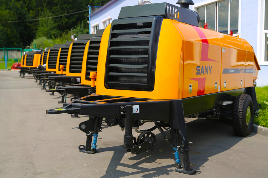 Стационарные бетононасосы SANY